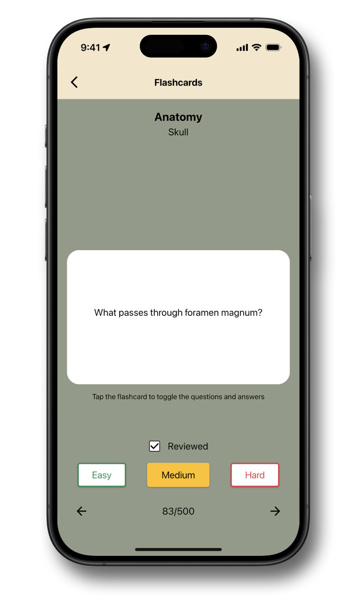 Flashcards Feature