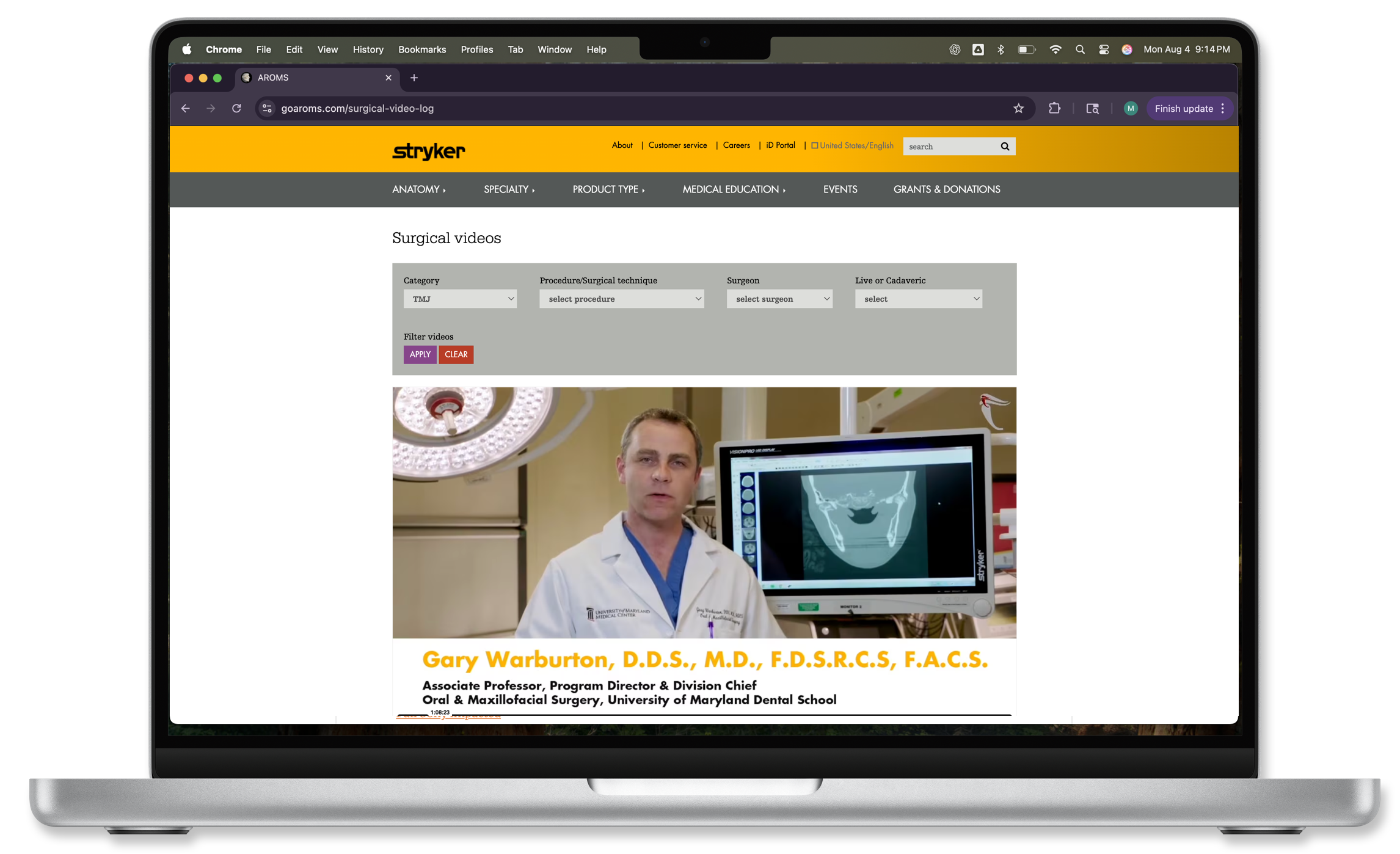 Surgical Videos Feature